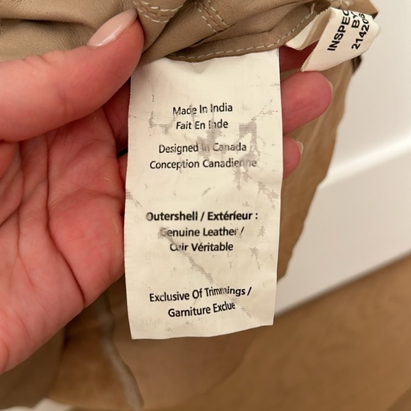 Danier Genuine Leather Shirt - Picture 5 of 6